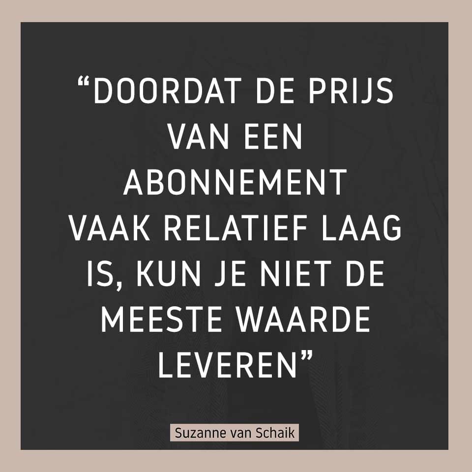 waarde leveren, abonnement, abonnementsmodel, abonnement aanbieden, membership aanbieden, bedrijf opschalen, businesscoach, suzanne van schaik, high level businesscoach, online salesfunnel
